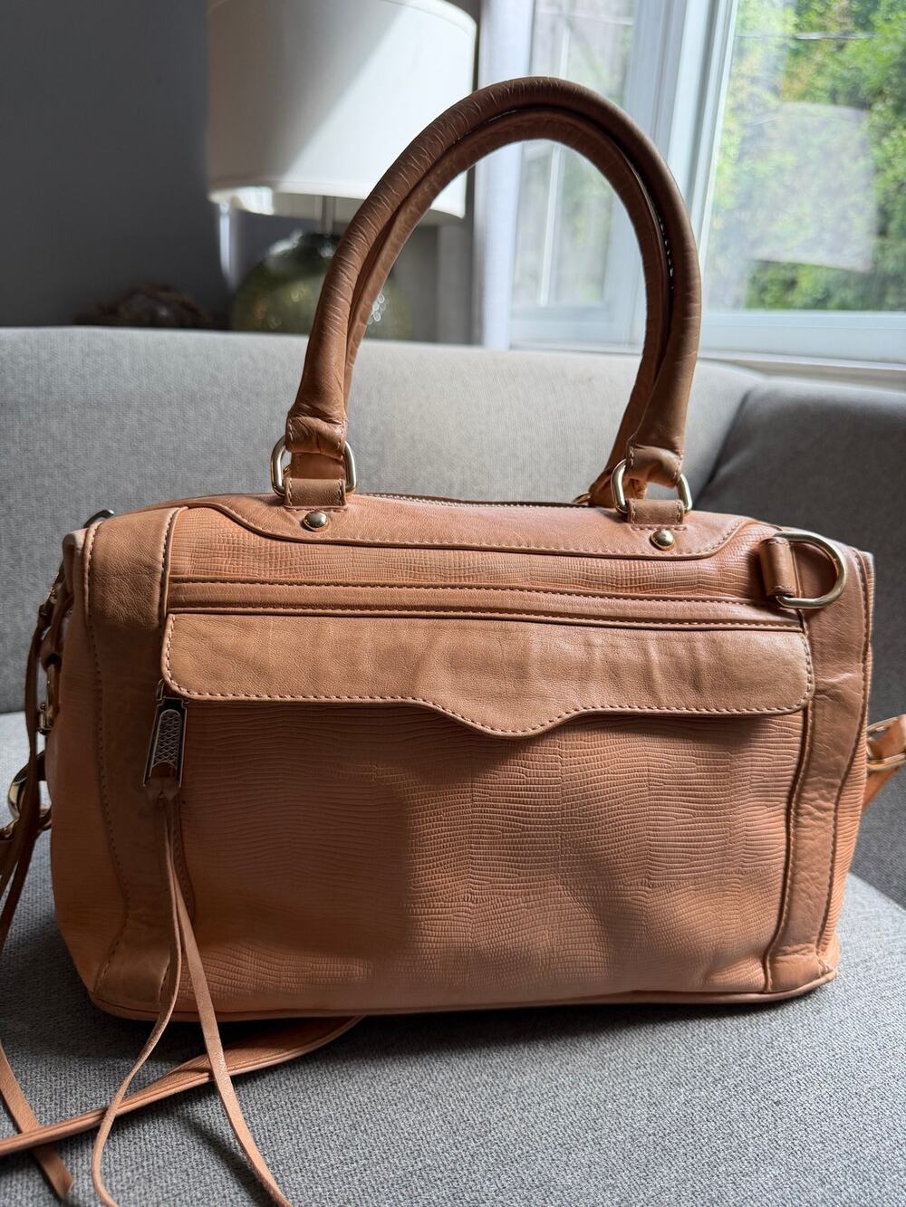 Rebecca Minkoff Leather Morning After Bag MAB Satchel Bag